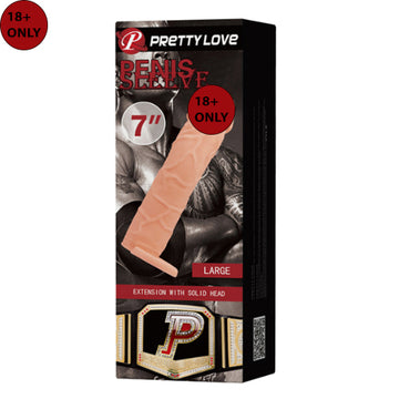 7 INCH PRETTY LOVE REUSABLE CONDOM SLEEVE